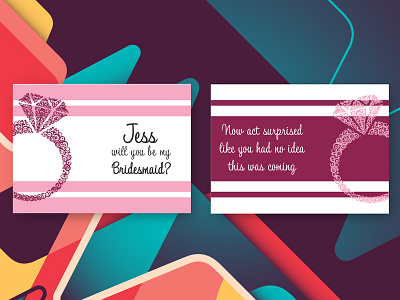 Bridesmaid Cards