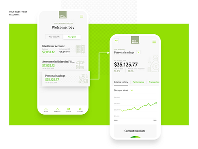 Investment banking web app