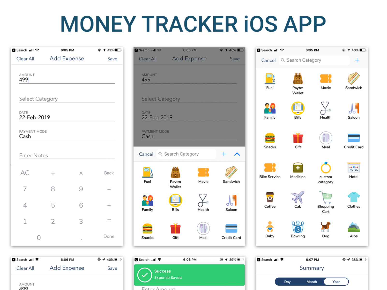 Money Tracker by MEHUL PANCHAL on Dribbble