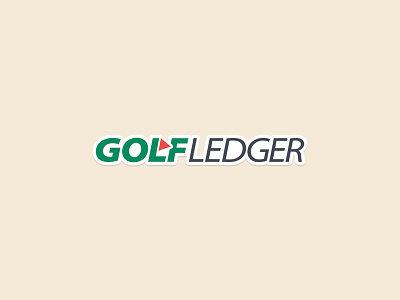 Golf Ledger Logo design golf golfer golfing logo logo design logo design branding logodesign