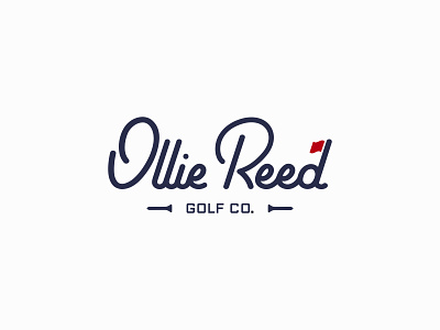 Ollie Reed Golf golf golf ball golf club golf logo golfer golfing logo logo design logodesign logotype