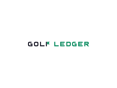Golf Ledger flag golf golf design golf flag golf logo golfer golfing logo logo design