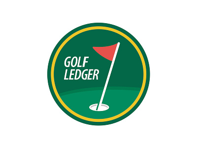 Golf Ledger brand design branding branding design design golf golf ball golfer golfing identity branding identity design social media