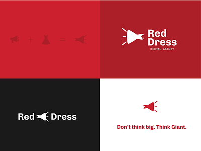 Red Dress digital marketing agency logotype branding clean logo logo design logodesign logomark logos logotype logotype design logotype designer logotypedesign logotypes minimal typography vector