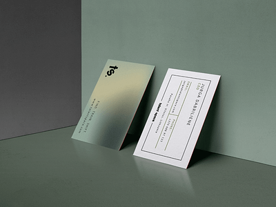 Business card design proposal for TalentSpace.lt
