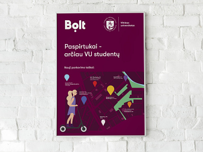 Poster design for VILNIUS UNIVERSITY