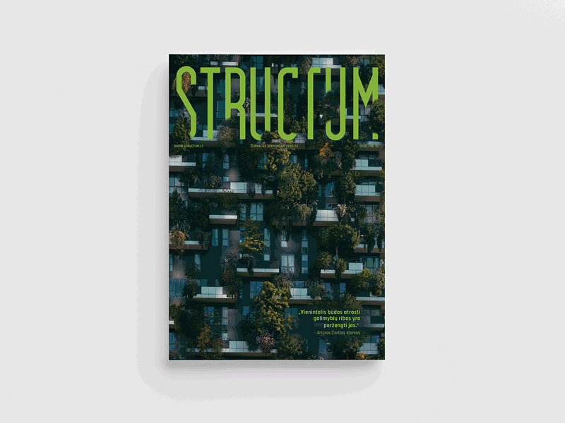 STRUCTUM magazine design (10 / OCTOBER) branding clean design magazine magazine cover magazine design magazine designer magazine layout minimal minimalist minimalistic ui