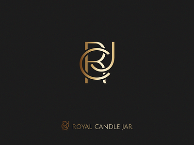 RCJ Royal Candle Jar monogram logotype branding clean graphicdesign logo design logodesign logomark logotype logotype designer minimal monogram monogram design monogram letter mark monograms typography