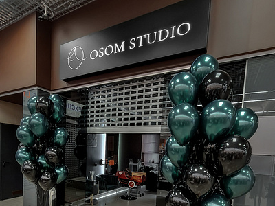 Realisation of OSOM STUDIO logotype