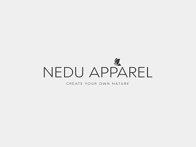 Nedu Apparel logotype design branding clean graphicdesign logo design logodesign logomark logotype logotype design logotype designer minimal