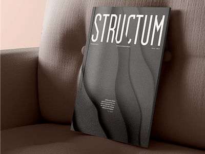 Structum magazine cover | January 2021 branding clean cover cover design graphicdesign magazine magazine cover magazine cover design magazine design magazine layout minimal