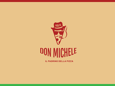 Don Michelle logotype (unused concept) | pizzeria | pizza logo