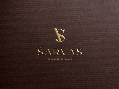 SarVas jewelry logotype branding clean graphicdesign logo logo design logodesign logotype minimal