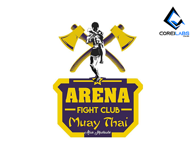 Arena Fight Club Logo branding design graphic design illustration logo typography vector
