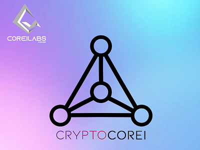 Crypto Corei Logo branding design graphic design illustration logo typography vector