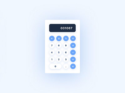 Daily UI 004: Calculator application calc calculate calculation calculator calculator app calculator ui clean daily ui dailyui design figma math minimal product design ui user interface ux ux design uxdesign