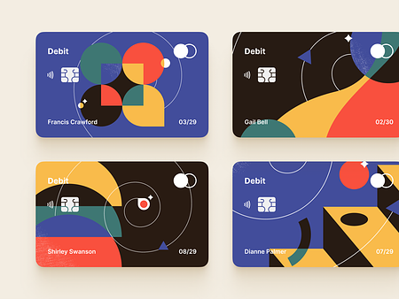 Custom Credit Cards Covers For A Finance App by Shakuro Branding for ...