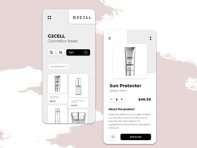 G2cell animation app design logo minimal mobile app ui ux vector website
