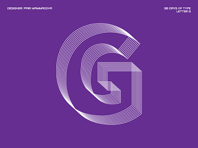 36 Days of Type — Letter G 36days g 36daysoftype 36daysoftype07 type typedesign typography