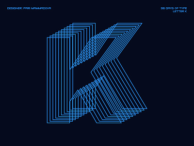 36 Days of Type — Letter K 36days k 36daysoftype 36daysoftype07 type typedesign typography