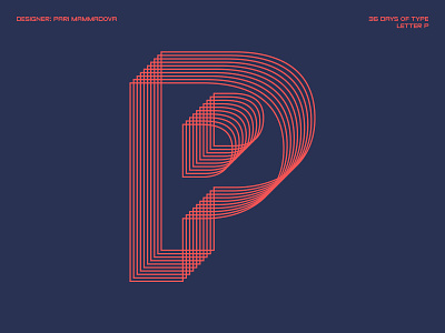 36 Days of Type — Letter P 36days p 36daysoftype 36daysoftype07 design type typedesign typography