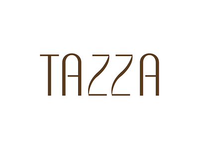 Tazza Logo 50days 50logos challenge coffeeshoplogo creative daily dailylogo dailylogochallenge day6 tazzalogo