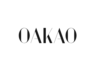 Oakao Logo 50days 50logos challenge daily dailylogo dailylogochallenge day7 fashionbrand oakaologo