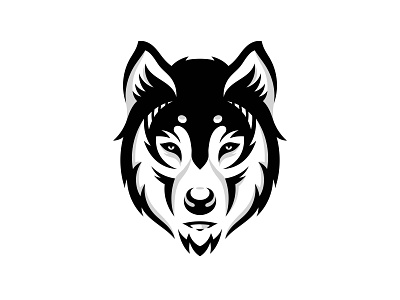 Lone Wolf branding design icon illustration lineart logo vector