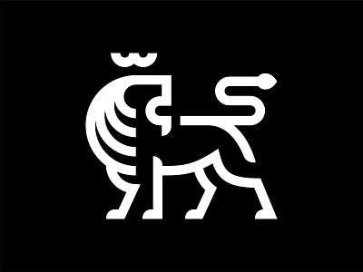 Lion King branding design graphic design icon illustration lineart logo vector