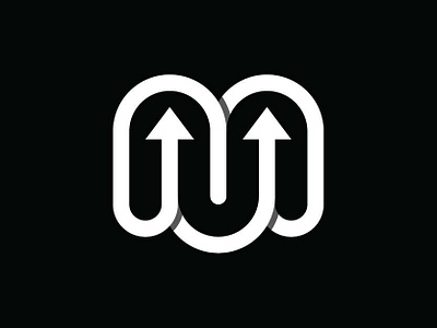 M Logo Concept branding design icon logo typography vector