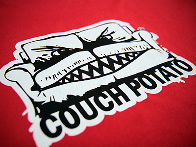 Couch Potato artist community couch cultera illustration potato red t shirt tshirt
