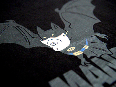 Manbat (T-Shirt Print) batman comic cultera detail hero illustration mask t shirt tshirt