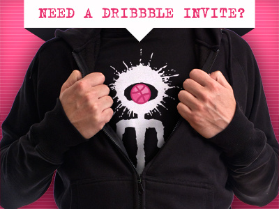 Need a Dribbble Invite? artist artwork cultera design giveaway hoodie invite submit t shirt tshirt zip