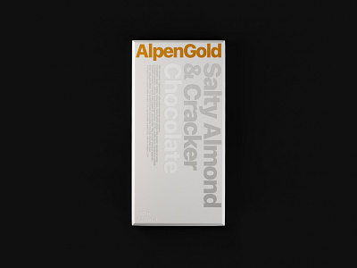 Alpen Gold / Wrapper Redesign / Weekly Warm-Up branding chocolate chocolate packaging dribbbleweeklywarmup identity packaging wrapper