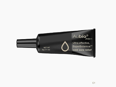 Aubío Concept black brand identity branding clean health helvetica logo minimalist monotone packaging pharmaceutical product design simple swiss tube water drop