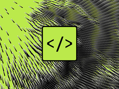 Neuralcode.ai abstract black coding design digital dots effect green identity logo minimalist modern