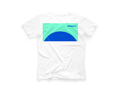Ideapod Fun brand identity branding bright clean design earth minimalist shirt simple social network
