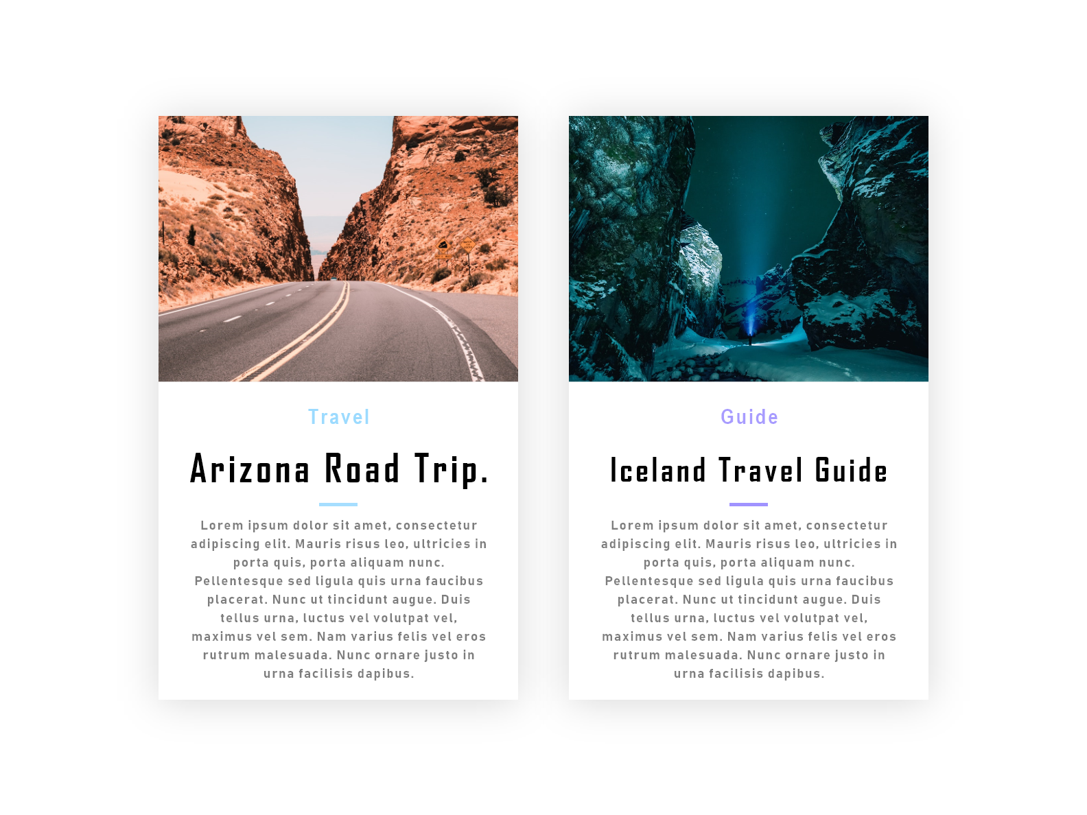 Blog post card design. by Mehmet can on Dribbble