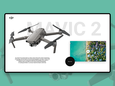 Mavic 2 Website / Redesign 1