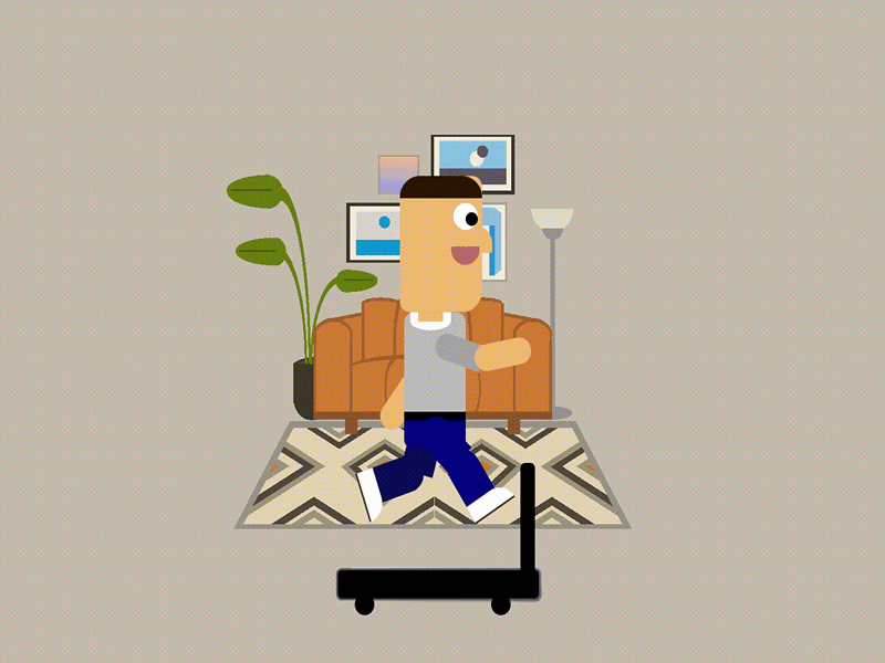 At-Home Athlete (Pure CSS Animation)