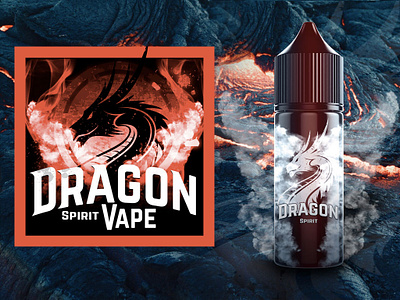 Display Dragon Dribble brandesign branding graphicdesign labeldesign vape