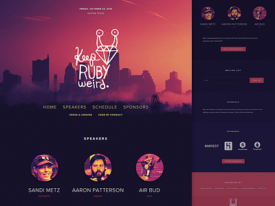 Keep Ruby Weird: Home air bud conference in browser ruby