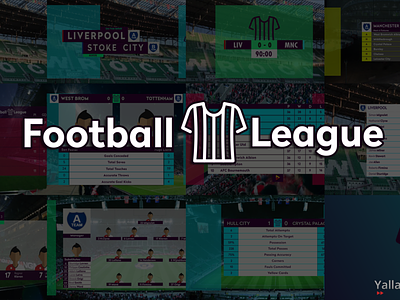 Football League Broadcast Package animation broadcast broadcast design football logo premier league soccer