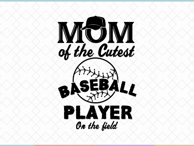 Baseball Mom baeball player baseball typography svg typography typography design