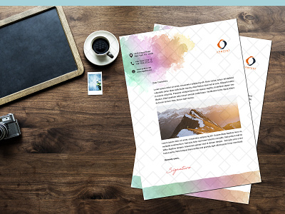 Letterhead Template | PSD Template letterhead letterhead template psd template