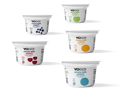 Yogurt branding concept