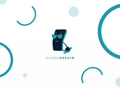 Logo Phone Repair adobe illustrator branding design illustration logo logodesign logofolio logotype phone repair ui uidesign