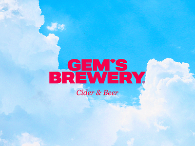 Gem's Brewery logo branding design graphicdesign illustration logo logotype
