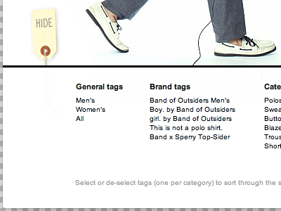 Band of Outsiders Online Shop
