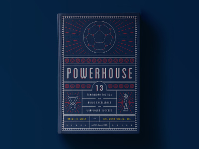 Powerhouse Book Cover book cover book covers linework monoline monolinear soccer